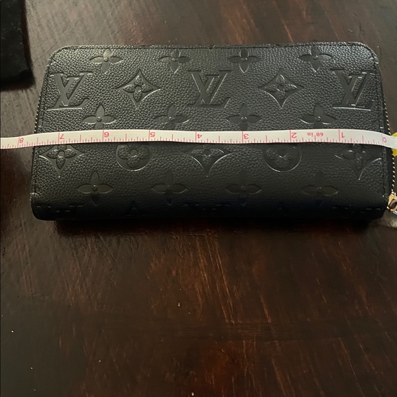 Like NEW Black Embossed Monogram Fashion Wallet. - Picture 4 of 6